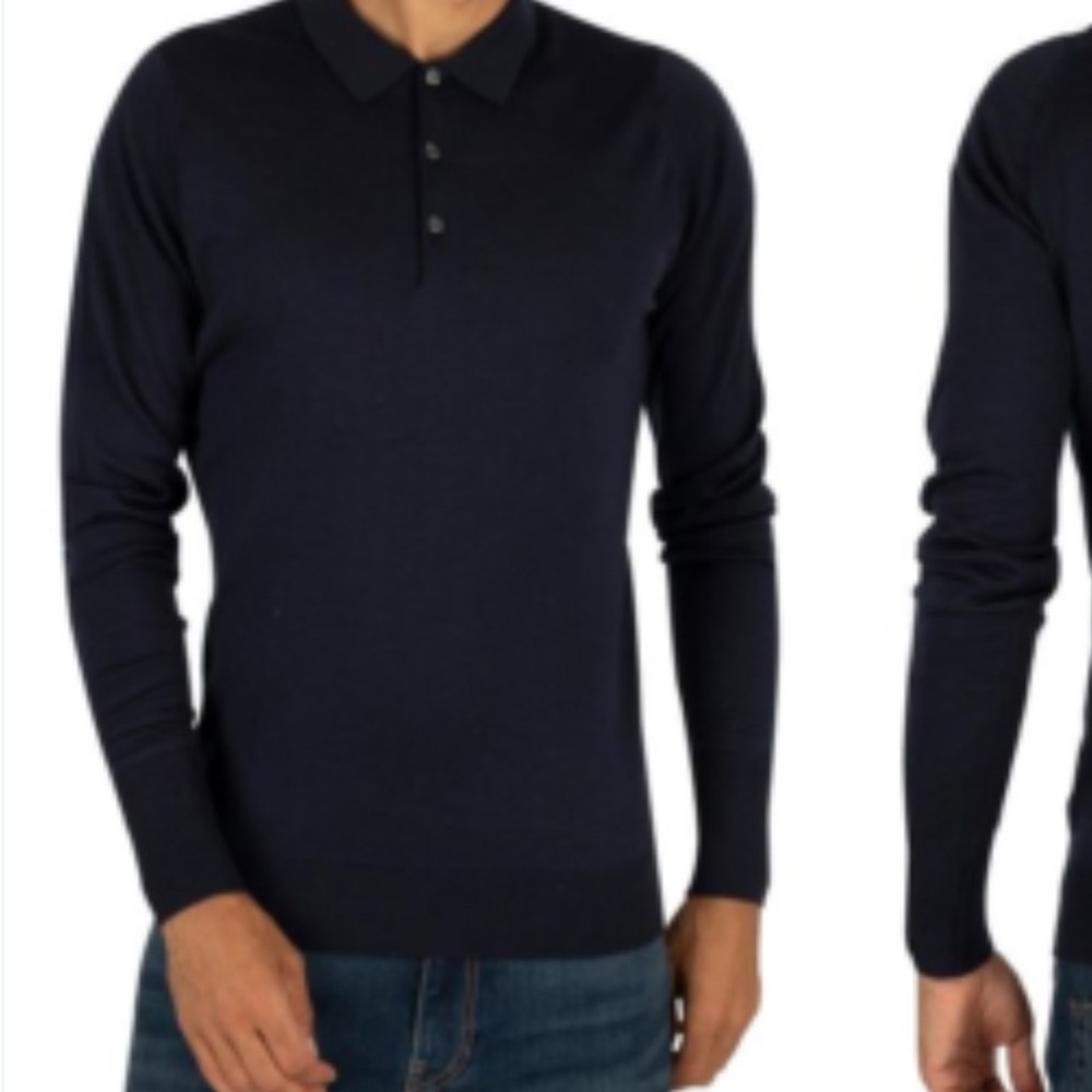 Hart Schaffner Marx Navy Polo Shirt